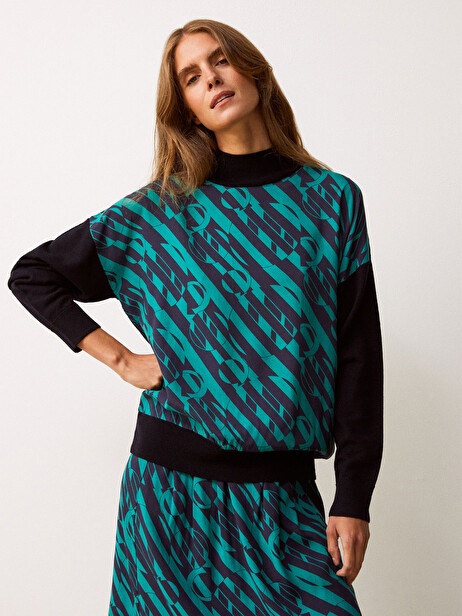 PULL IARA  Bleu nuit , Pr&ecirc;t-&agrave;-porter Bensimon
