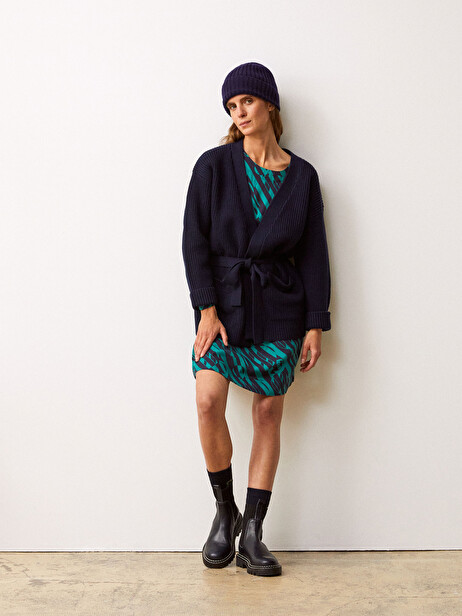 CARDIGAN IZEL  Bleu nuit , Pr&ecirc;t-&agrave;-porter Bensimon