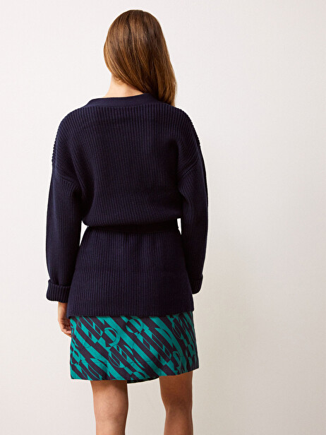 CARDIGAN IZEL  Bleu nuit , Prêt-à-porter Bensimon