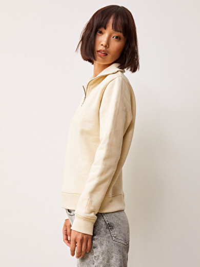 SWEAT GREG  Creme , Prêt-à-porter Bensimon