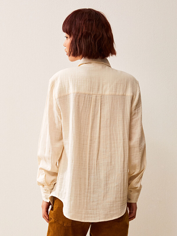 CHEMISE HILARIO  Creme , Pr&ecirc;t-&agrave;-porter Bensimon