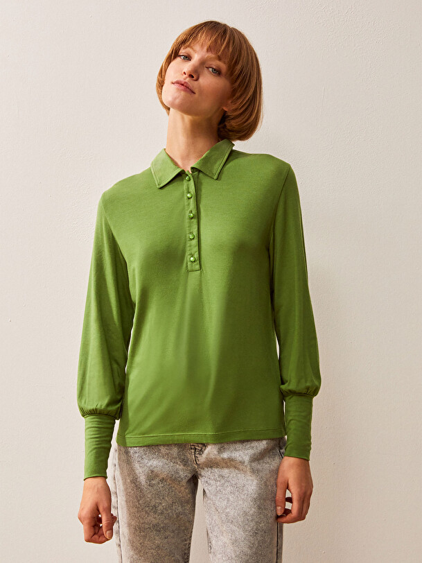 TEE SHIRT ILIAS  Vert prairie , Pr&ecirc;t-&agrave;-porter Bensimon