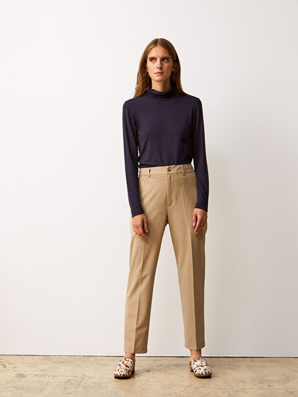 PANTALON BEGONIA  Camel , Pr&ecirc;t-&agrave;-porter Bensimon