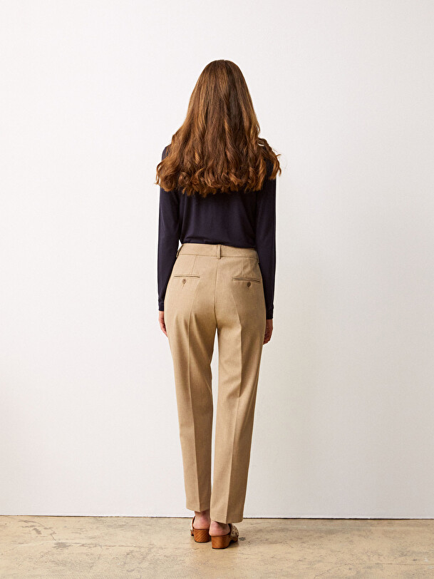PANTALON BEGONIA  Camel , Pr&ecirc;t-&agrave;-porter Bensimon