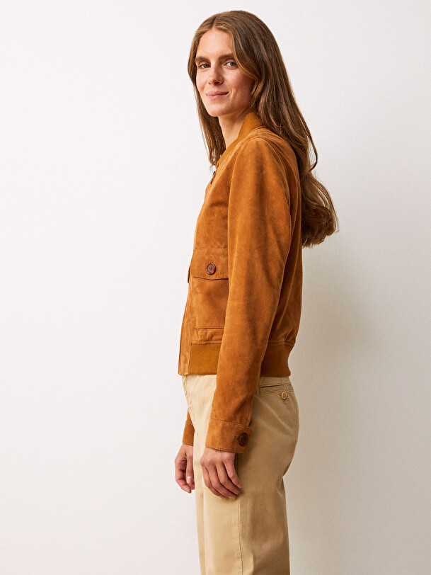 BLOUSON GASPARD  Tabac , Pr&ecirc;t-&agrave;-porter Bensimon