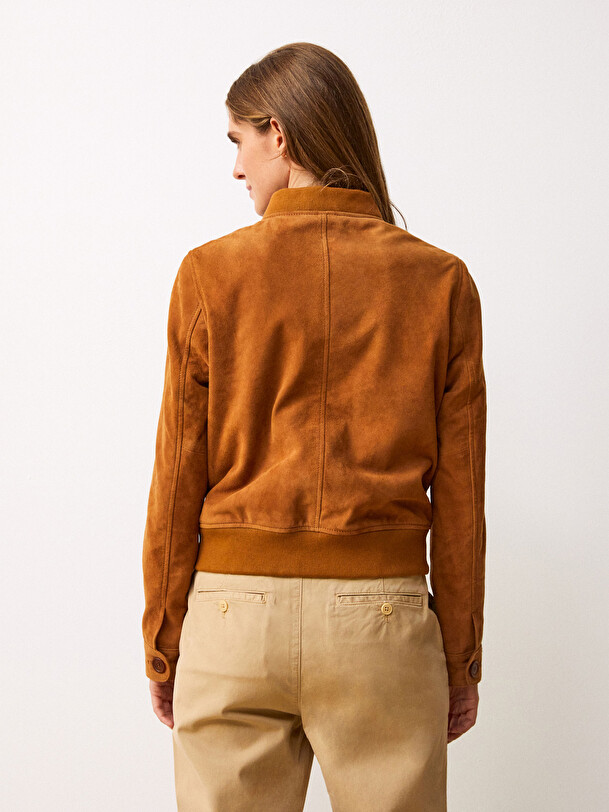 BLOUSON GASPARD  Tabac , Pr&ecirc;t-&agrave;-porter Bensimon