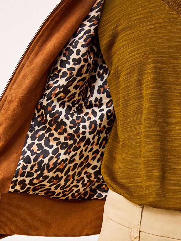 BLOUSON GASPARD  Tabac , Pr&ecirc;t-&agrave;-porter Bensimon