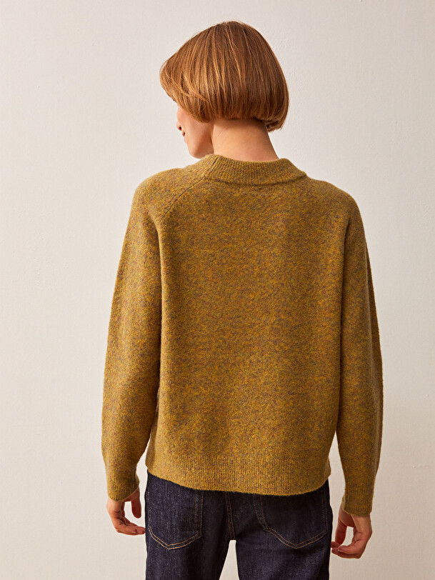 PULL GIOVANNI  Olive , Pr&ecirc;t-&agrave;-porter Bensimon