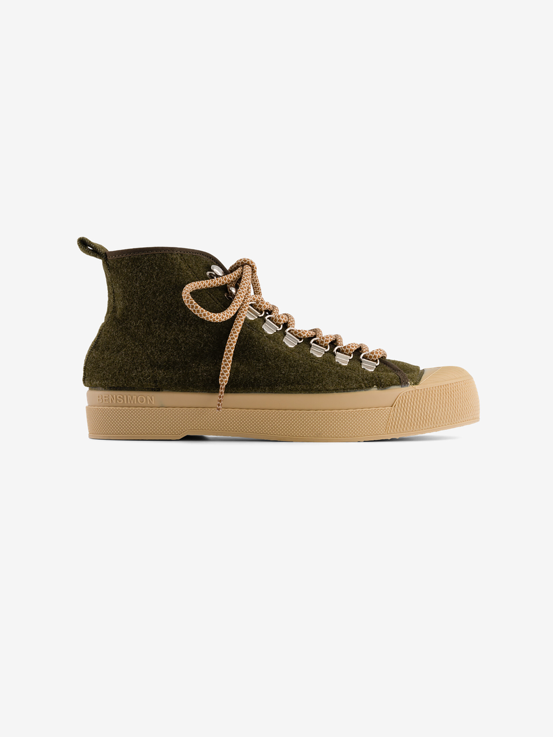 STELLA FEMME WOOL MOUNTAIN Kaki , Tennis & Chaussures Bensimon
