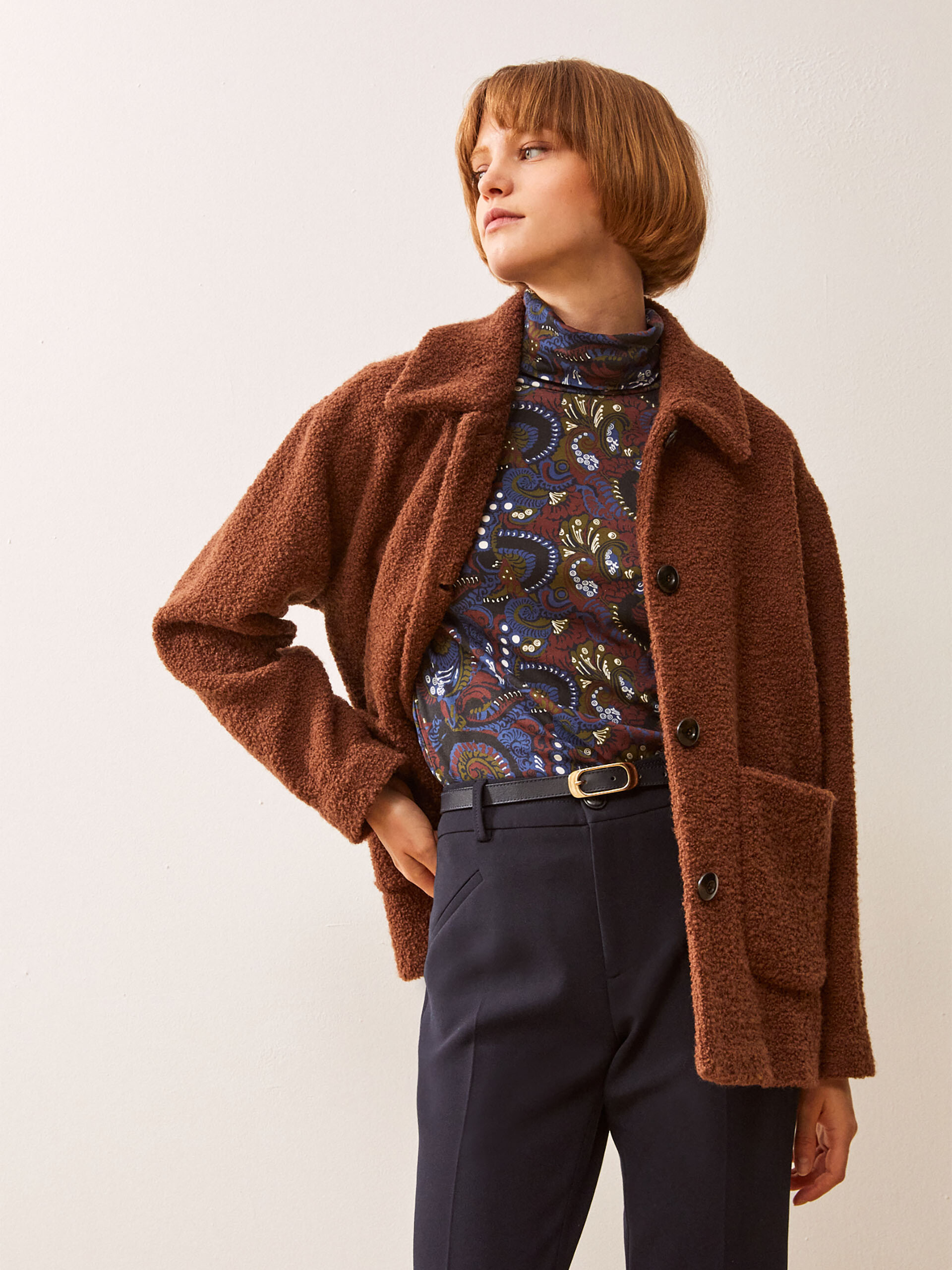 COAT IRELAND  Noisette , Pr&ecirc;t-&agrave;-porter Bensimon