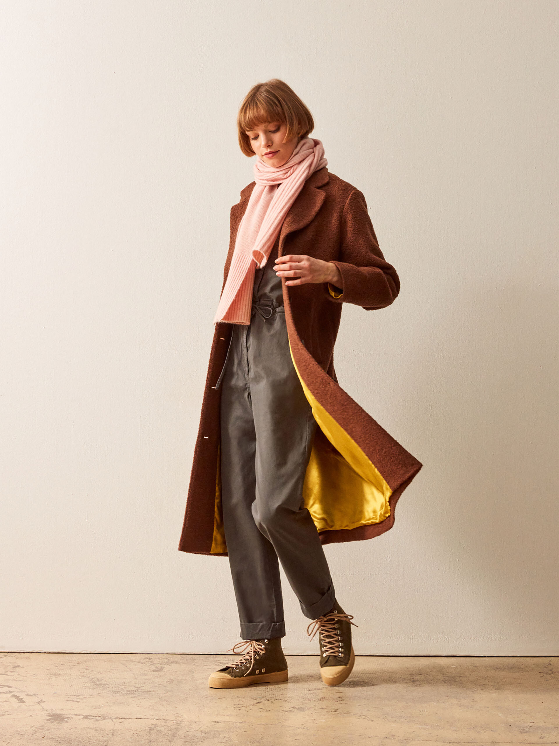 MANTEAU ISLAND  Noisette , Pr&ecirc;t-&agrave;-porter Bensimon