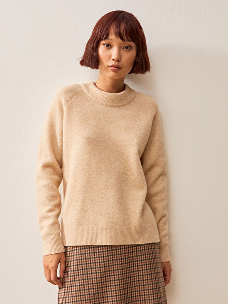PULL GIOVANNI  Creme , Prêt-à-porter Bensimon