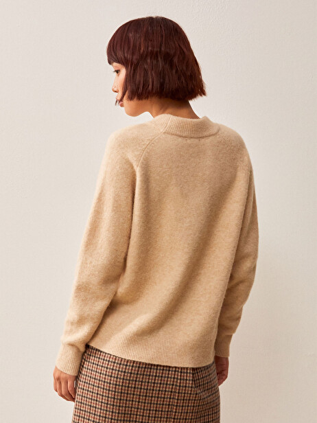 PULL GIOVANNI  Creme , Prêt-à-porter Bensimon