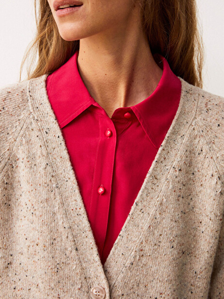 GILET GELMYRE  Creme , Prêt-à-porter Bensimon