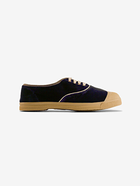 LACETS FEMME VELVET  Marine , Tennis & Chaussures Bensimon
