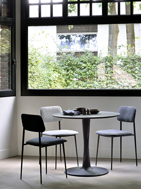 TABLE TORSION CHENE - ETHNICRAFT  Noir , Maison Bensimon