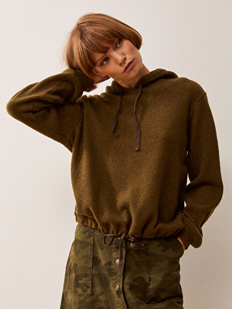 SWEAT HOMIE  Olive , Pr&ecirc;t-&agrave;-porter Bensimon