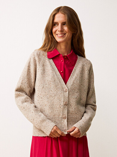 GILET GELMYRE  Creme , Prêt-à-porter Bensimon