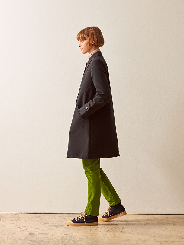 MANTEAU CONOR  Bleu nuit , Pr&ecirc;t-&agrave;-porter Bensimon