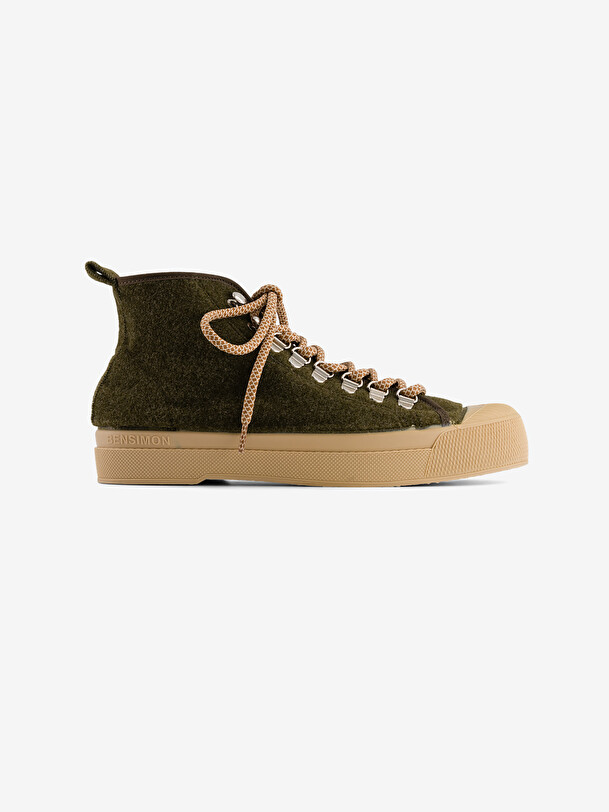 STELLA FEMME WOOL MOUNTAIN Kaki , Tennis & Chaussures Bensimon