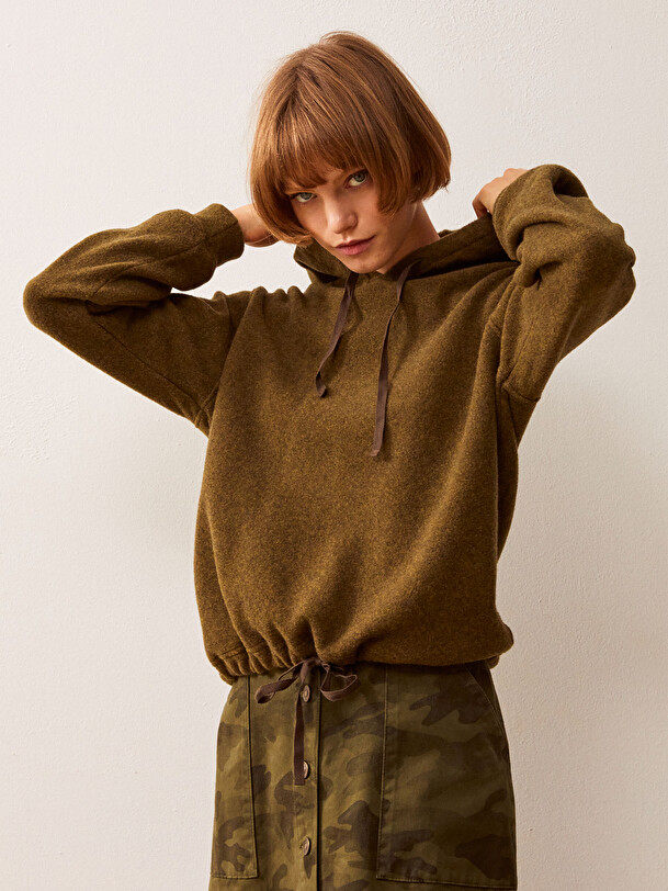 SWEAT HOMIE  Olive , Pr&ecirc;t-&agrave;-porter Bensimon