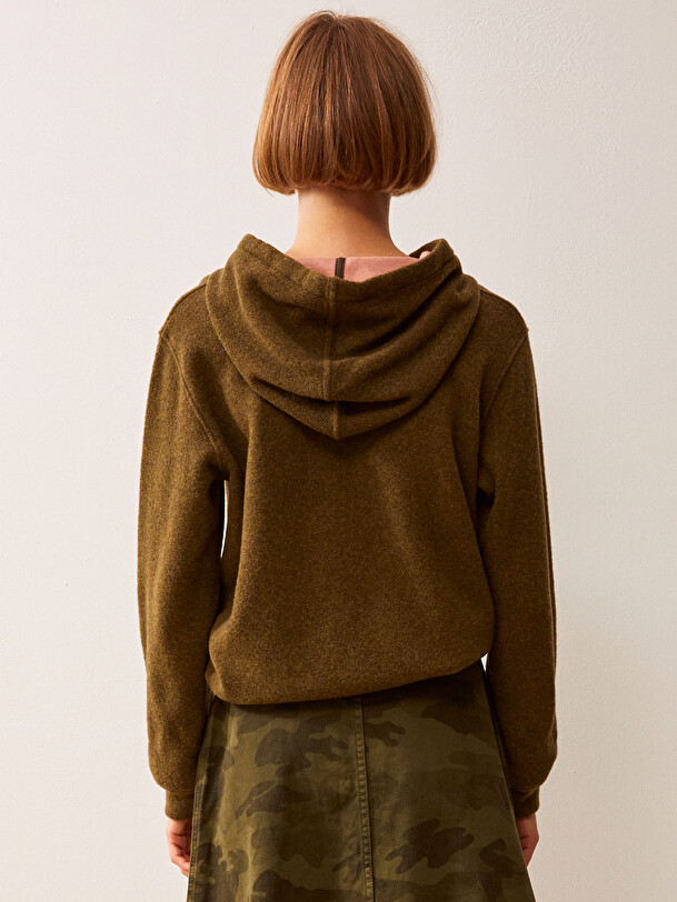 SWEAT HOMIE  Olive , Pr&ecirc;t-&agrave;-porter Bensimon
