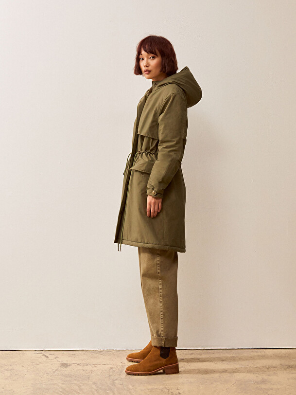 PARKA ERONA  Kaki , Pr&ecirc;t-&agrave;-porter Bensimon