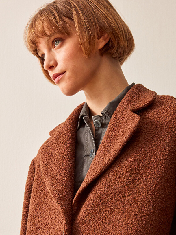 MANTEAU ISLAND  Noisette , Pr&ecirc;t-&agrave;-porter Bensimon
