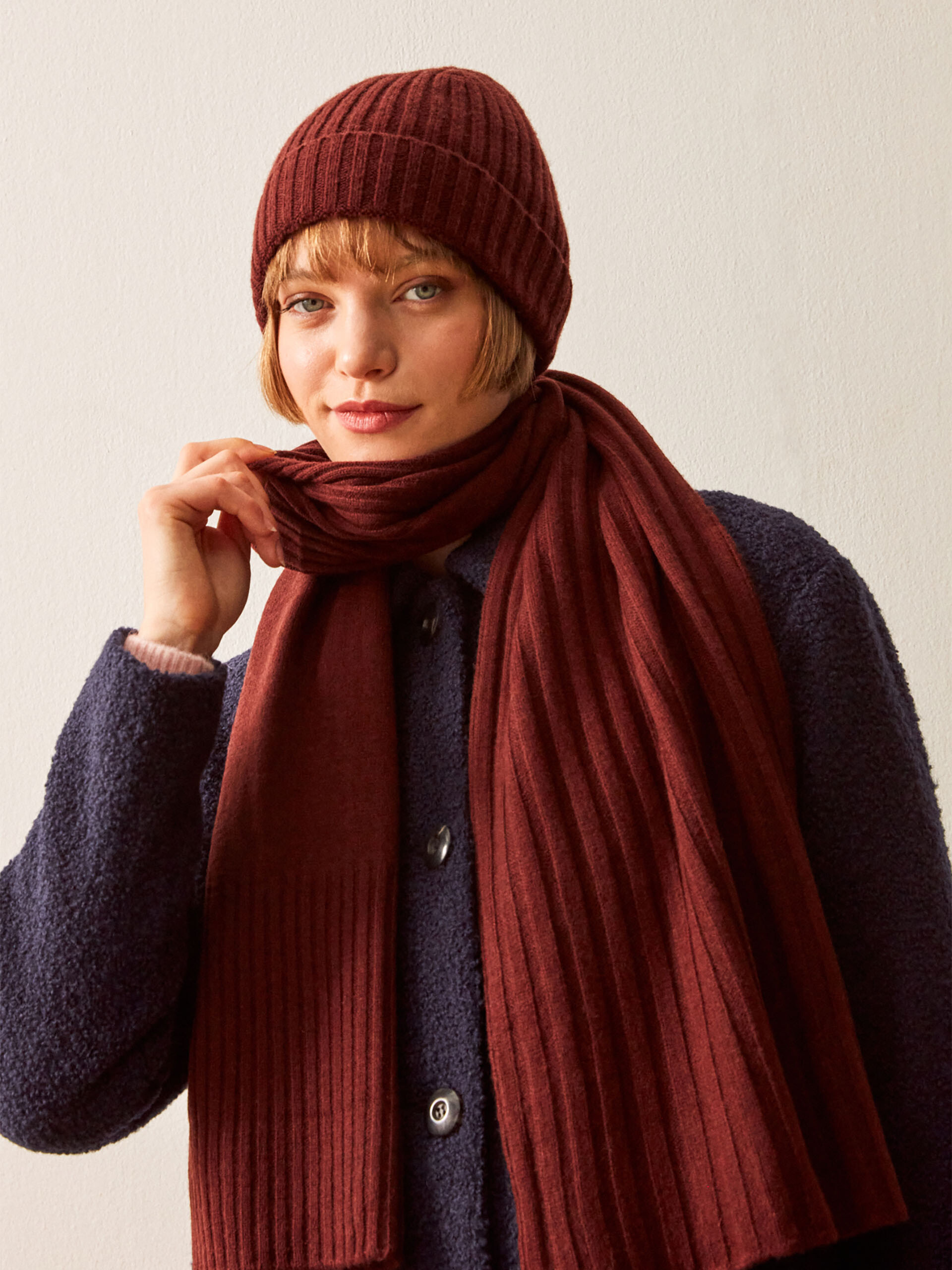 ECHARPE IBA  Fushia , Pr&ecirc;t-&agrave;-porter Bensimon