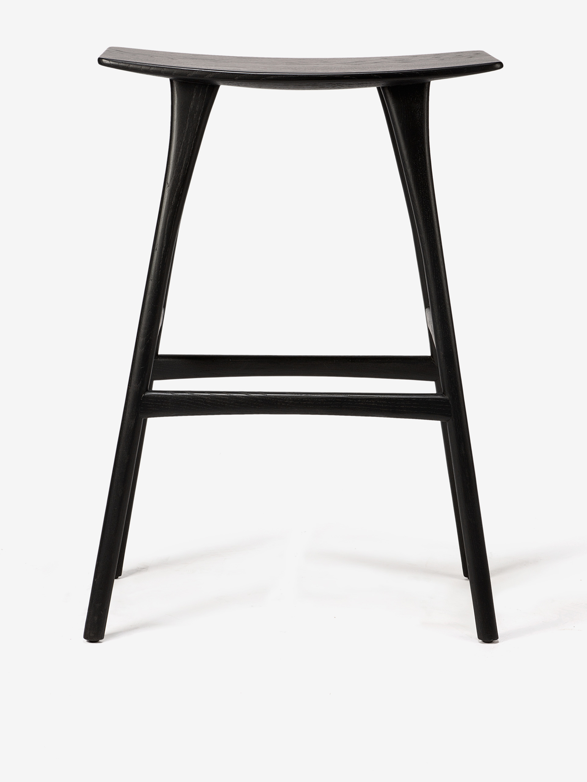TABOURET HAUT OSSO GRAIN - ETHNICRAFT Chene fonce , Maison Bensimon