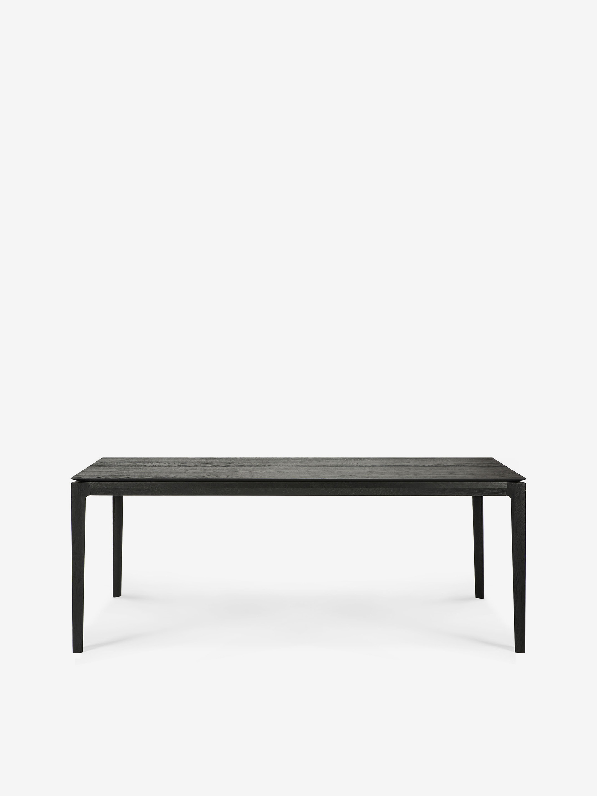 TABLE BOK CHENE NOIR 200 CM - ETHNICRAFT Noir , Maison Bensimon