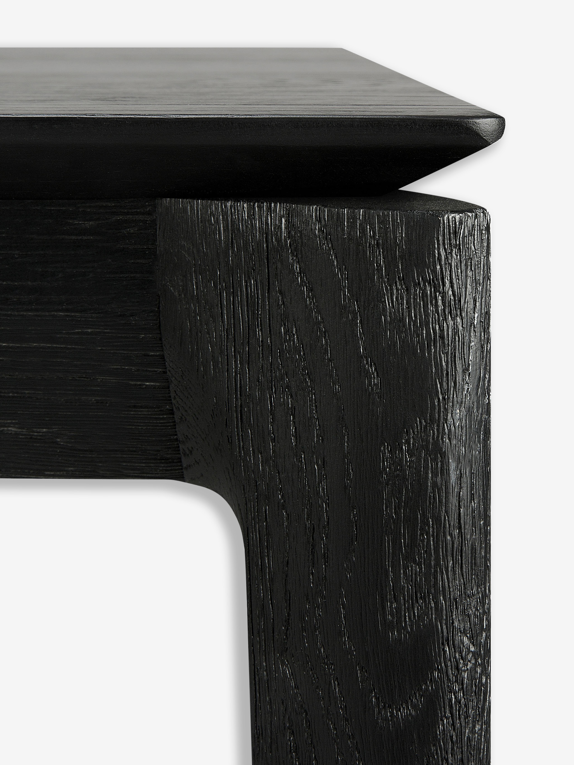 TABLE A RALLONGE BOK  - ETHNICRAFT  Noir , Maison Bensimon