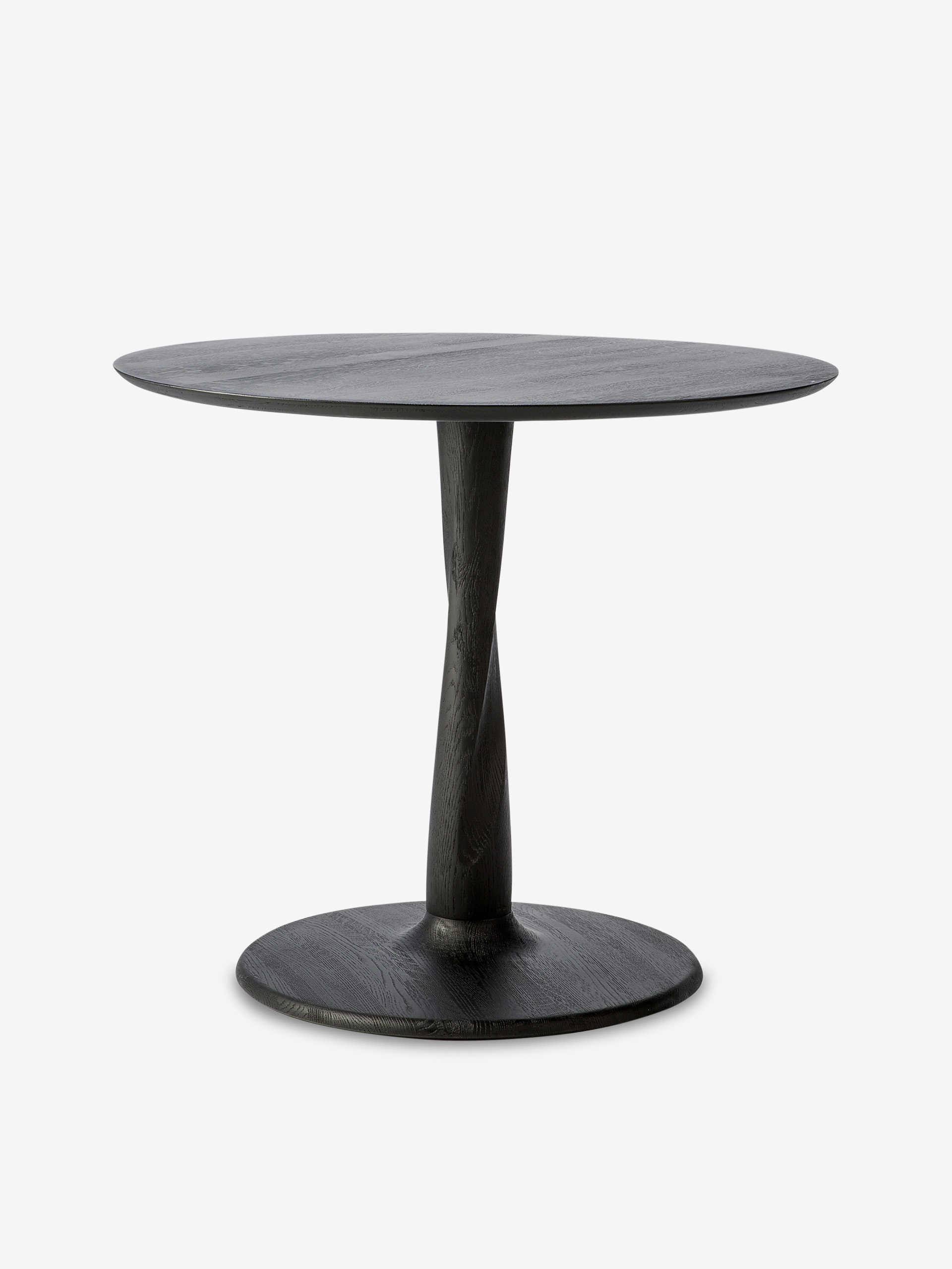 TABLE RONDE TORSION - ETHNICRAFT Noir , Maison Bensimon