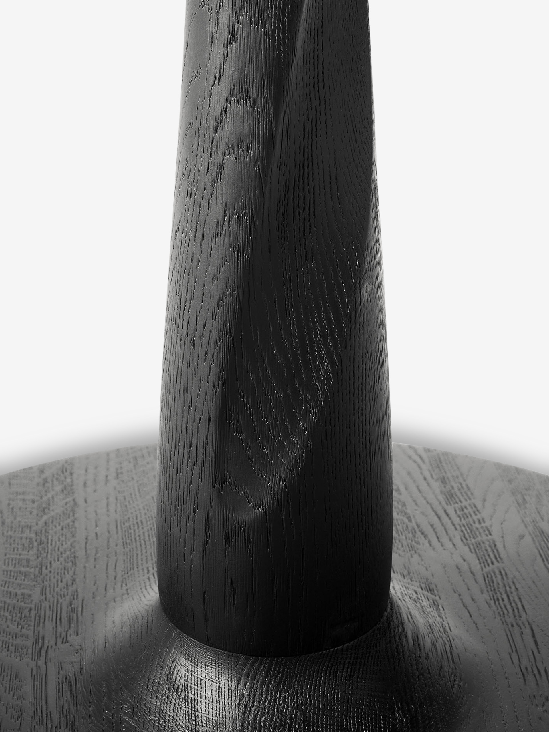TABLE RONDE TORSION - ETHNICRAFT Noir , Maison Bensimon