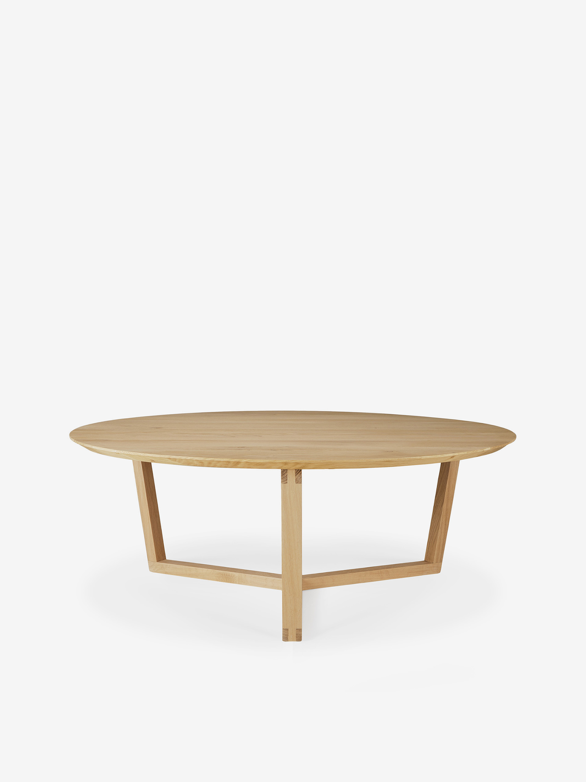 TABLE BASSE TRIPOD - ETHNICRAFT Chene clair , Maison Bensimon