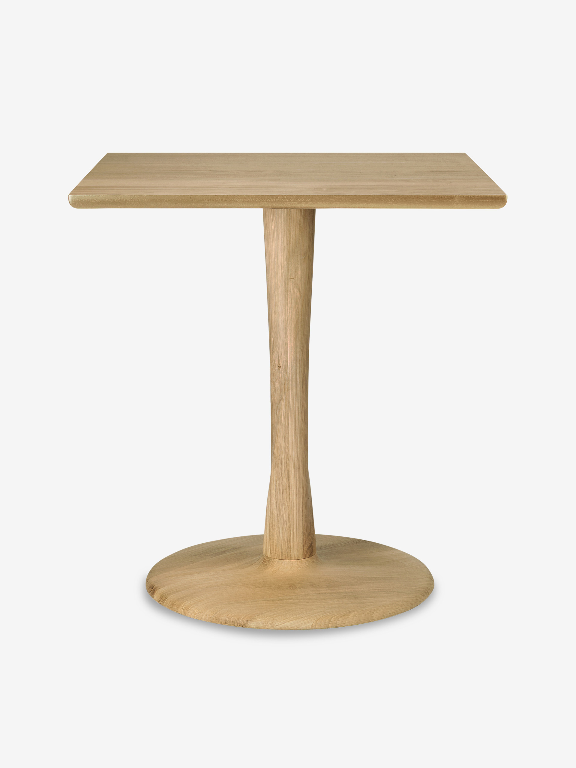 TABLE CARRE TORSION - ETHNICRAFT Chene clair , Maison Bensimon