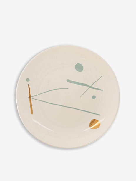 ASSIETTE 26 SUNNY GOLD JADE  Jade , Maison Bensimon