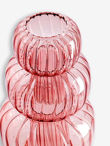 VASE TWIST S PINK D9.5 H13 - MAISON BENSIMON  Pink , Maison Bensimon