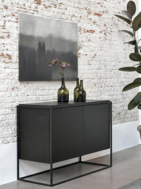 BUFFET MONOLIT CHENE NOIR  - ETHNICRAFT  Noir , Maison Bensimon