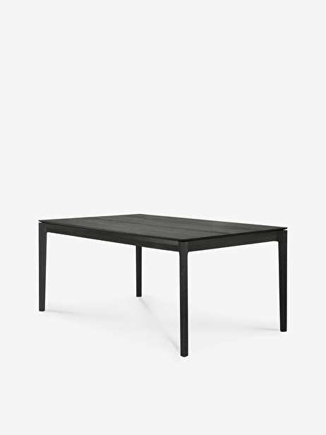 TABLE BOK CHENE NOIR 160 CM  - ETHNICRAFT  Noir , Maison Bensimon