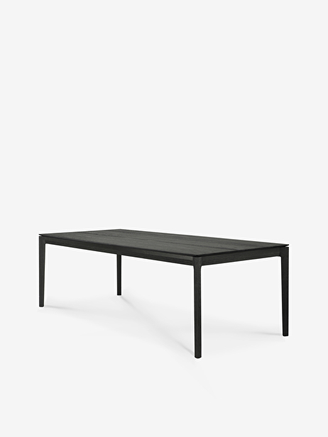 TABLE BOK CHENE NOIR 220 CM  - ETHNICRAFT  Noir , Maison Bensimon