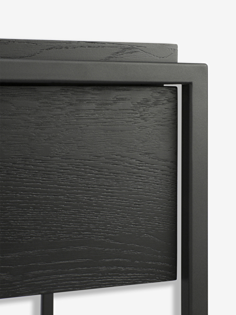 CONSOLE MONOLIT 2 TIROIRS - ETHNICRAFT  Noir , Maison Bensimon