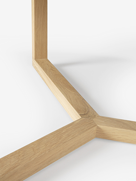 TABLE BASSE TRIPOD - ETHNICRAFT  Chene clair , Maison Bensimon