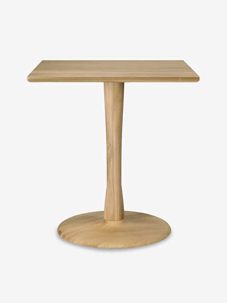 TABLE CARRE TORSION - ETHNICRAFT  Chene clair , Maison Bensimon