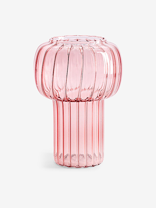 VASE TWIST S PINK D9.5 H13 - MAISON BENSIMON Pink , Maison Bensimon