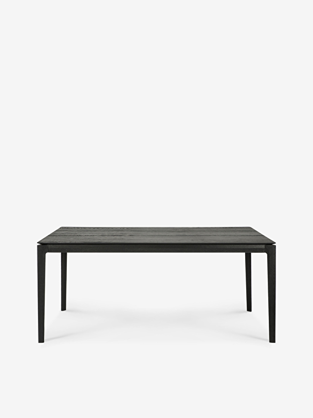 TABLE BOK CHENE NOIR 180 CM - ETHNICRAFT Noir , Maison Bensimon