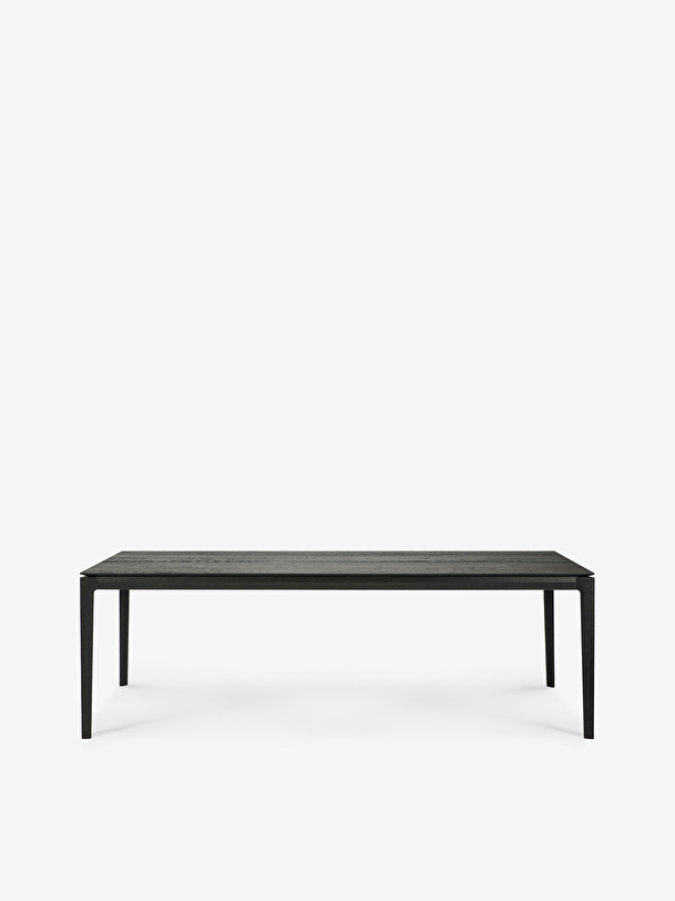 TABLE BOK CHENE NOIR 240 CM - ETHNICRAFT Noir , Maison Bensimon