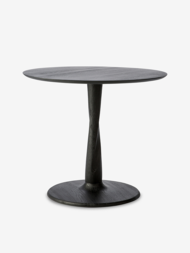 TABLE RONDE TORSION - ETHNICRAFT Noir , Maison Bensimon