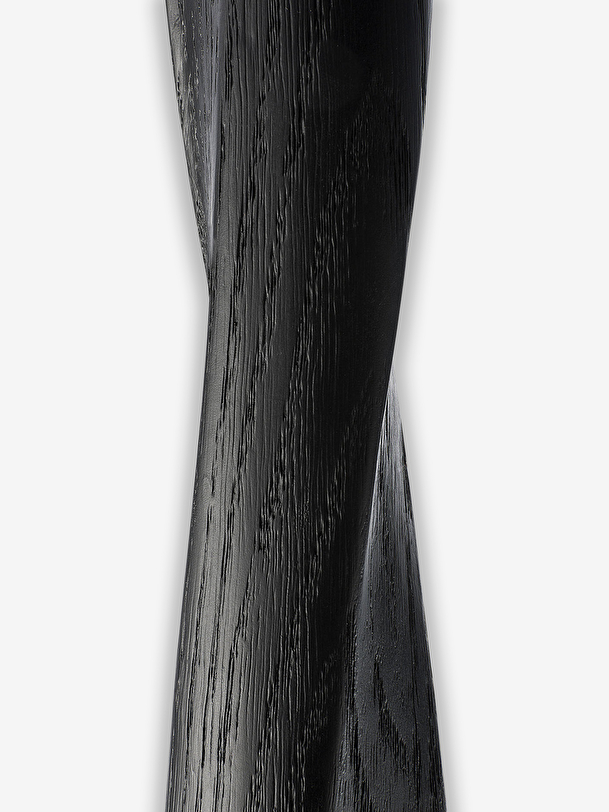 TABLE RONDE TORSION - ETHNICRAFT Noir , Maison Bensimon