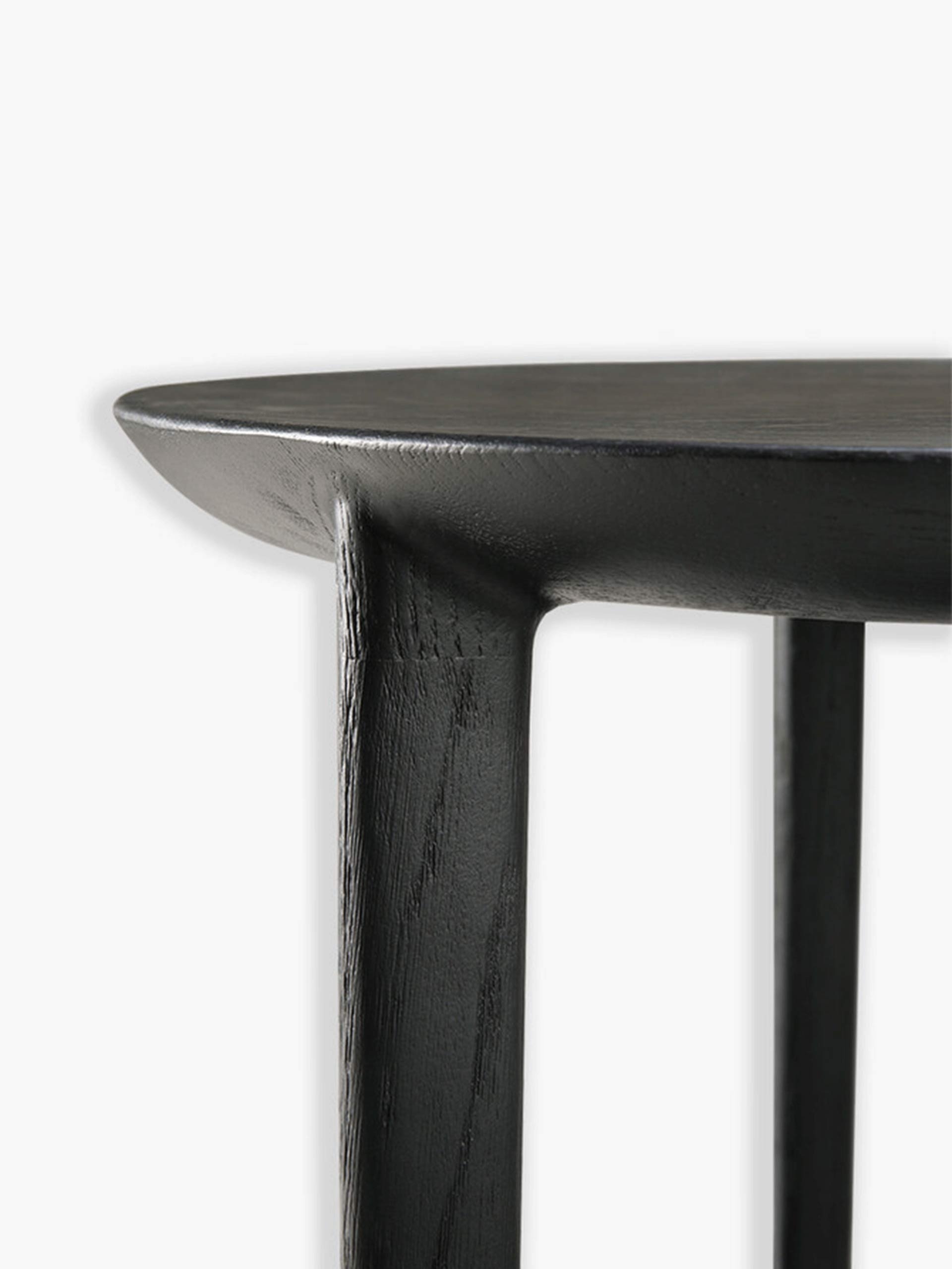 TABLE D'APPOINT BOK CHENE - ETHNICRAFT Noir , Maison Bensimon